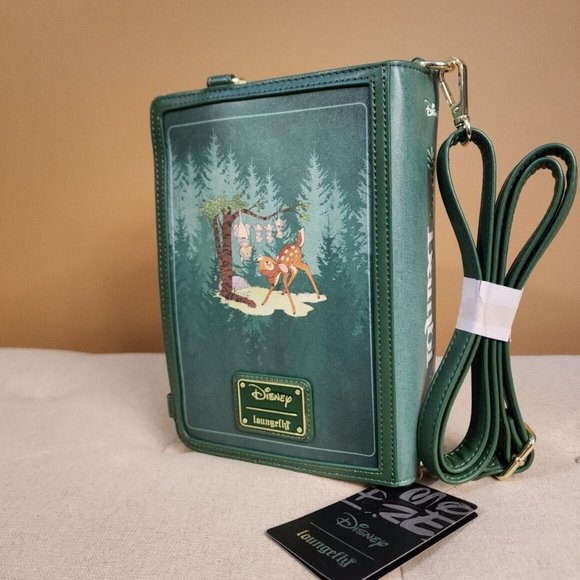 Loungefly Disney Bambi Classic Story Book Convertible Backpack Crossbody Bag NEW - Picture 4 of 14